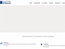 Tablet Screenshot of elektro-strehle.de